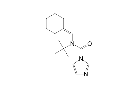 1H-Imidazole-1-carboxamide, N-(cyclohexylidenemethyl)-N-(1,1-dimethylethyl)-