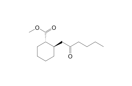 (1S,2R)-2-(2-ketohexyl)cyclohexanecarboxylic acid methyl ester