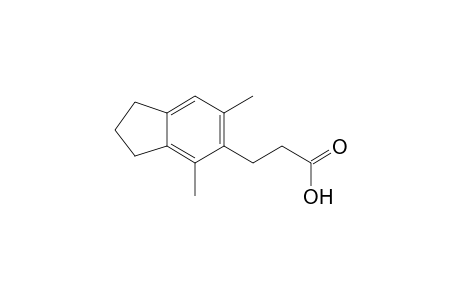 2,3-Dihydro-4,6-dimethyl-1H-inden-5-propanoic acid