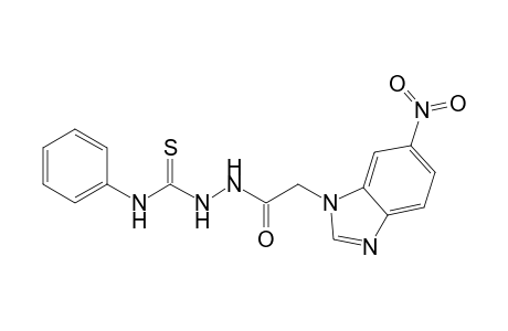 1-N-(6'-Nitrobenzimidazole-1-carbonylmethyl)-4-phenyl-3-thiosemicarbazide