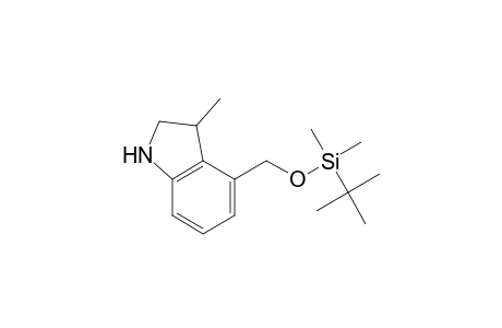 2,3-Dihydro-3-methyl-4-(tert-butyldimethylsilyloxymethyl)indole