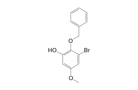2-benzyloxy-3-bromo-5-methoxy-phenol