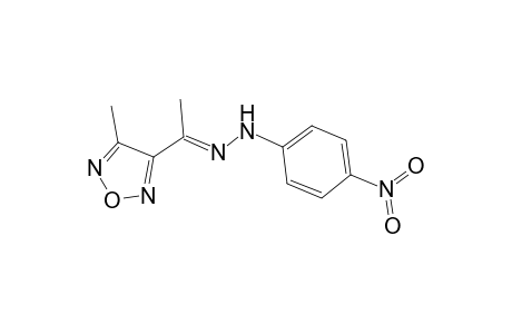 Ethanone, 1-(4-methyl-3-furazanyl)-, 4-nitrophenylhydrazone