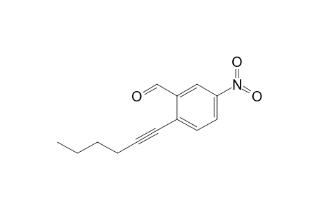 2-(Hex-1-ynyl)-5-nitrobenzaldehyde