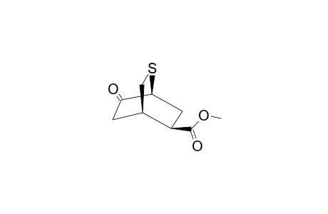(1S*,4S*,5R*)-2-THIABICYCLO-[2.2.2]-OCTAN-7-ONE-5-CARBOXYLIC-ACID-METHYLESTER