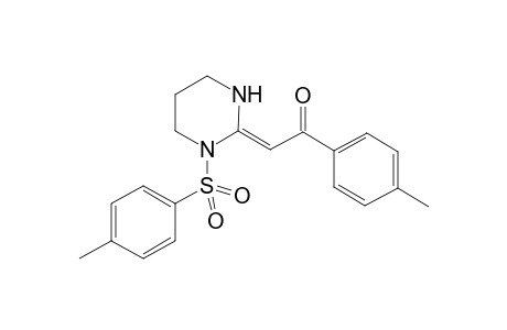 (E)-1-(p-Toluenesulfonyl)-2-(4-methylbenzoylmethylene)hexahydropyrimidine