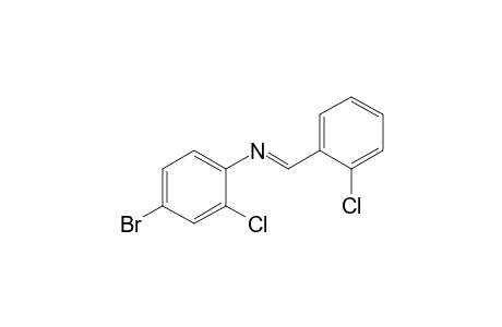 N-(4-Bromo-2-chlorophenyl)-N-[(E)-(2-chlorophenyl)methylidene]amine