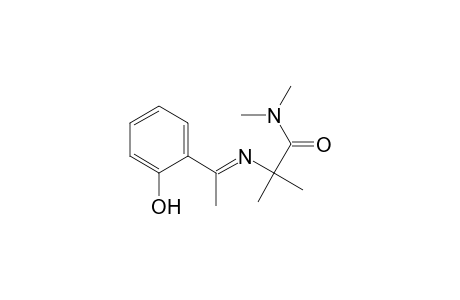 Propanamide, 2-[[1-(2-hydroxyphenyl)ethylidene]amino]-N,N,2-trimethyl-