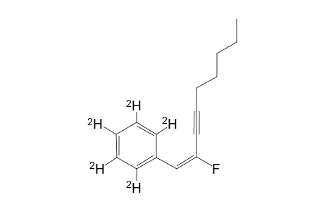 (E)-2-FLUORO-1-PHENYL-D5-NON-1-EN-3-YNE