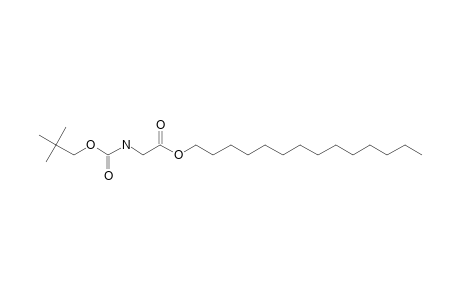 Glycine, N-neopentyloxycarbonyl-, tetradecyl ester