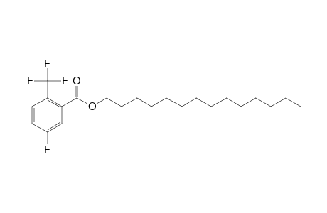 5-Fluoro-2-trifluoromethylbenzoic acid, tetradecyl ester