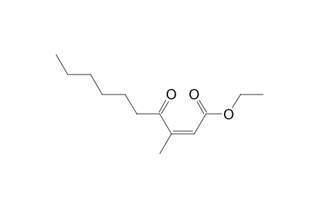 (Z)-Ethyl 3-methyl-4-oxodec-2-enoate
