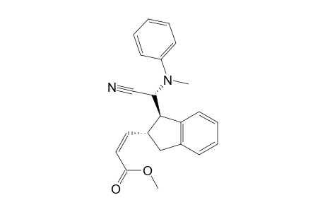 (1R,2R)-Methyl cis-2(Z)-{1-[(R)-Cyano(N-methylanilino)methyl]-2,3-dihydroindan-2-yl}acrylate