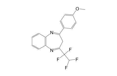 methyl 4-[4-(1,1,2,2-tetrafluoroethyl)-3H-1,5-benzodiazepin-2-yl]phenyl ether