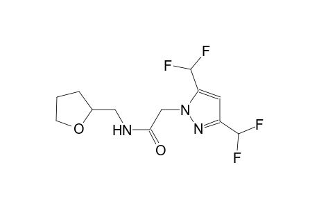 2-[3,5-bis(difluoromethyl)-1H-pyrazol-1-yl]-N-(tetrahydro-2-furanylmethyl)acetamide