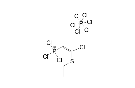 (E)-1-CHLORO-VINYL-ETHYL-SULFIDE-TRICHLOROPHOSPHONIUM-HEXACHLOROPHOSPHORATE