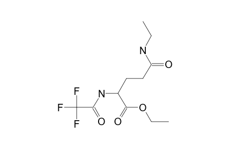 L-Glutamine, N-trifluoroacetyl-, N'-ethyl-, ethyl ester