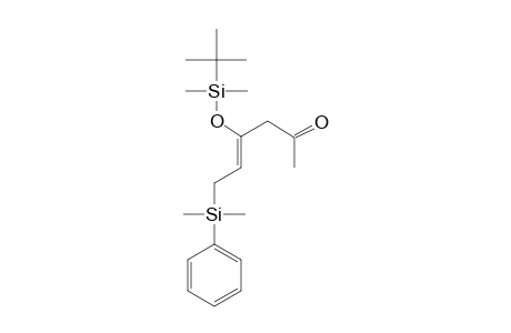 (Z)-4-(tert-butyl-dimethylsilyl)oxy-6-(dimethyl-phenylsilyl)hex-4-en-2-one