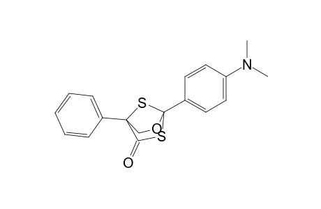 2-Oxa-6,7-dithiabicyclo[2.2.1]heptan-5-one, 1-[4-(dimethylamino)phenyl]-4-phenyl-