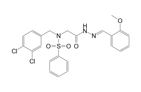 N-(3,4-dichlorobenzyl)-N-{2-[(2E)-2-(2-methoxybenzylidene)hydrazino]-2-oxoethyl}benzenesulfonamide