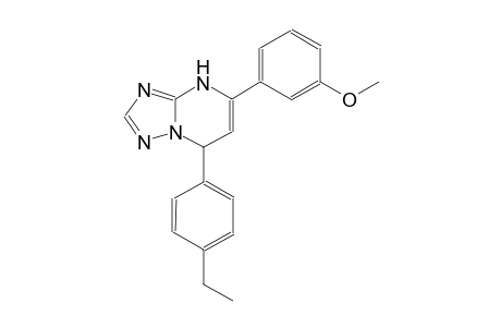 7-(4-ethylphenyl)-5-(3-methoxyphenyl)-4,7-dihydro[1,2,4]triazolo[1,5-a]pyrimidine