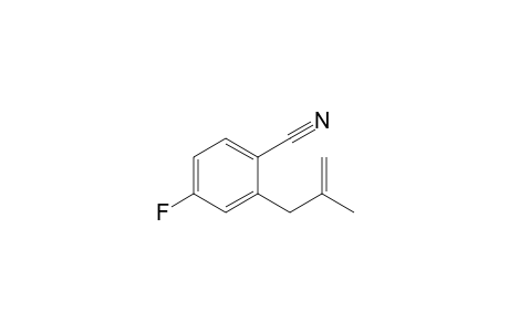 4-Fluoro-2-(2-methylprop-2-en-1-yl)benzonitrile