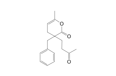 3-Benzyl-6-methyl-3-(3-oxobutyl)-3,4-dihydro-2H-pyran-2-one
