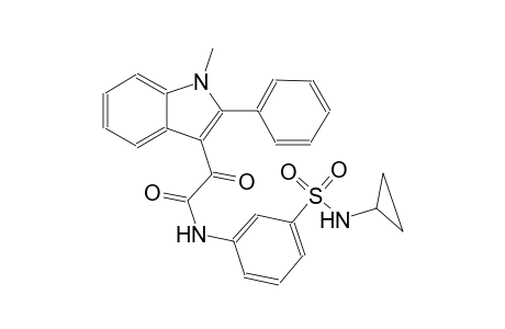 1H-indole-3-acetamide, N-[3-[(cyclopropylamino)sulfonyl]phenyl]-1-methyl-alpha-oxo-2-phenyl-