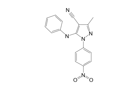 5-ANILINO-4-CYANO-3-METHYL-1-(PARA-NITROPHENYL)-PYRAZOLE