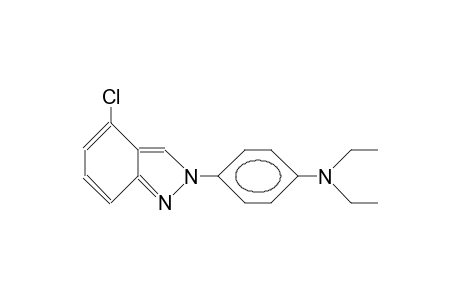 Benzenamine, 4-(4-chloro-2H-indazol-2-yl)-N,N-diethyl-