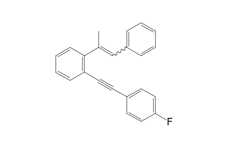 1-((4-Fluorophenyl)ethynyl)-2-(1-phenylprop-1-en-2-yl)benzene