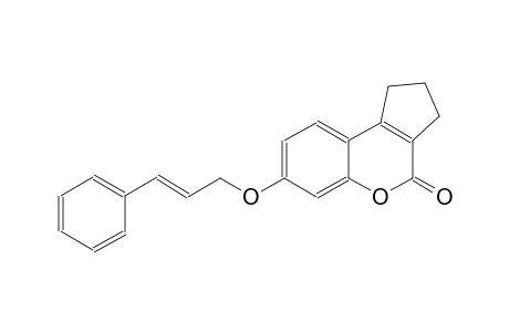 7-{[(2E)-3-phenyl-2-propenyl]oxy}-2,3-dihydrocyclopenta[c]chromen-4(1H)-one