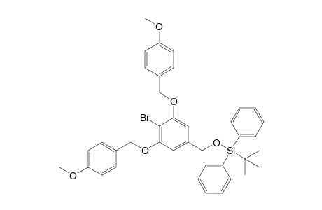 [4-bromanyl-3,5-bis[(4-methoxyphenyl)methoxy]phenyl]methoxy-tert-butyl-diphenyl-silane