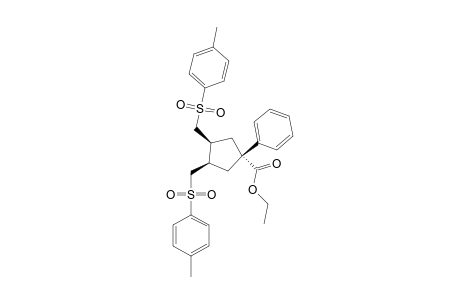 ETHYL-1-PHENYL-3,4-BIS-TOSYLMETHYLCYCLOPENTAN-1-CARBOXYLATE