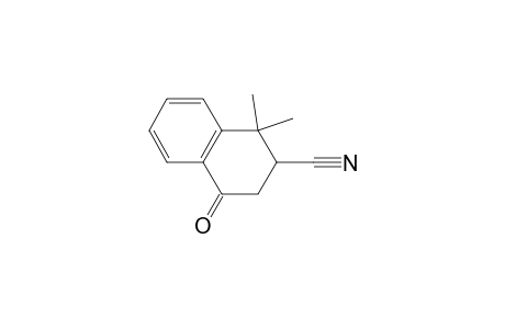 1,2,3,4-Tetrahydro-1,1-dimethyl-4-oxo-2-naphthonitrile