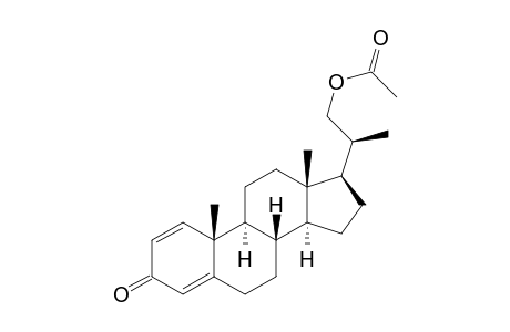 Pregna-1,4-dien-3-one, 21-(acetyloxy)-20-methyl-, (20S)-