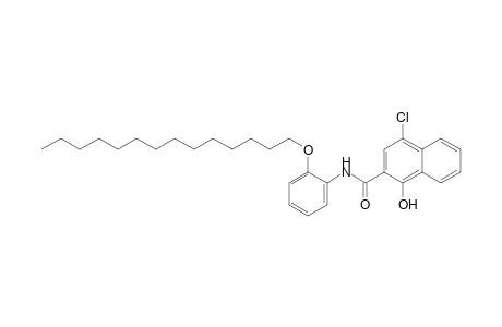 2-Naphthalenecarboxamide, 4-chloro-1-hydroxy-N-[2-(tetradecyloxy)phenyl]-