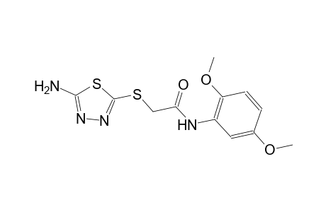 2-[(5-amino-1,3,4-thiadiazol-2-yl)sulfanyl]-N-(2,5-dimethoxyphenyl)acetamide