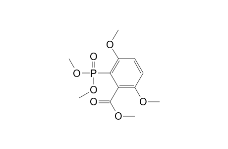 Benzoic acid, 2-(dimethoxyphosphinyl)-3,6-dimethoxy-, methyl ester