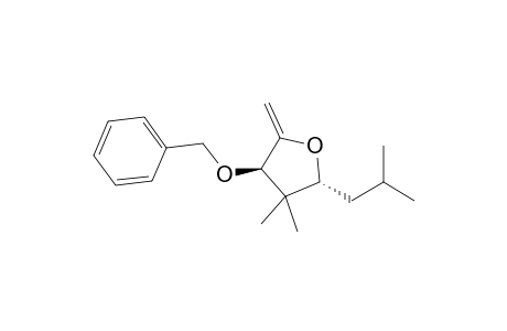 (2R,4R)-3,3-dimethyl-5-methylene-2-(2-methylpropyl)-4-phenylmethoxyoxolane