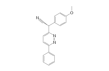 ALPHA-(4-METHOXYPHENYL)-ALPHA-(6-PHENYLPYRIDAZIN-3-YL)-ACETONITRILE