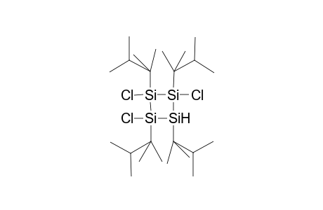 1,2,3-Trichloro-1,2,3,4-tetrakis(1,1,2-trimethylpropyl)cyclotetrasilane