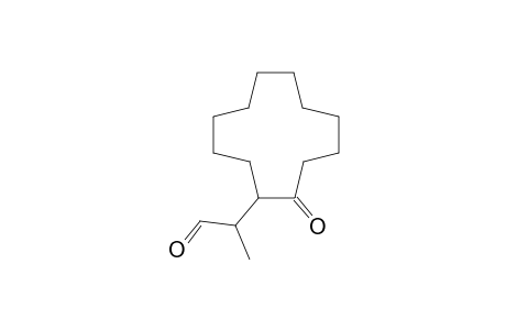 2-(2-oxocyclododecyl)propanal