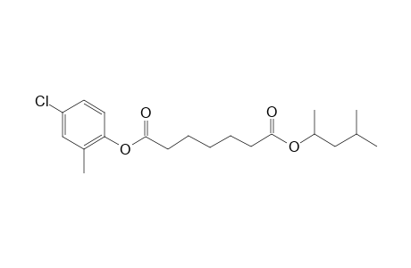 Pimelic acid, 4-chloro-2-methylphenyl 4-methylpent-2-yl ester