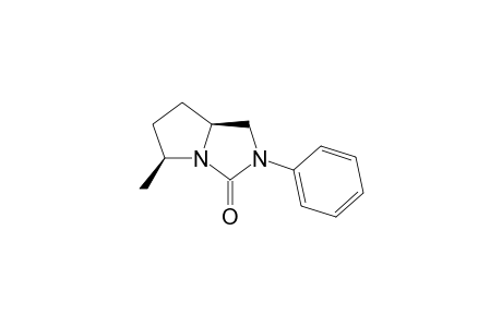 (-)-(5S,7aS)-5-Methyl-2-phenyltetrahydro-1H-pyrrolo[1,2-c]imidazol-3(2H)-one