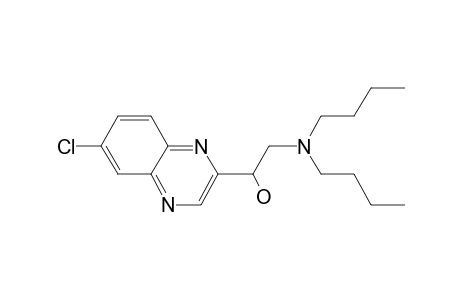 Ethanol, 1-(6-chloro-2-quinoxalinyl)-2-(dibutylamino)-