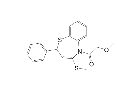 2-Methoxy-1-(4-methylsulfanyl-2-phenyl-2H-1,5-benzothiazepin-5-yl)ethanone