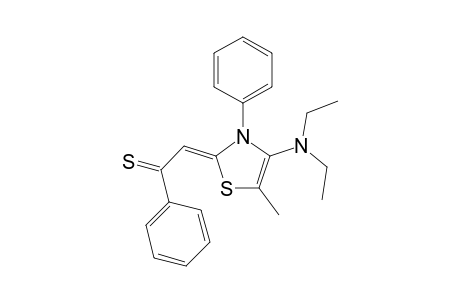 Ethanethione, 2-[4-(diethylamino)-5-methyl-3-phenyl-2(3H)-thiazolylidene]-1-phenyl-