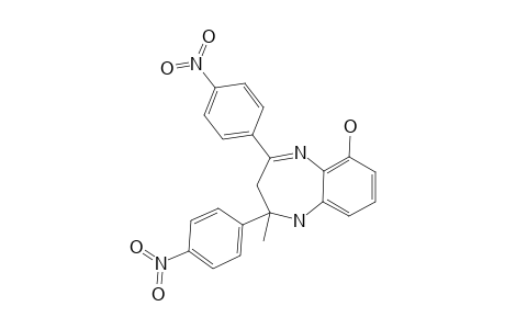 6-HYDROXY-2-METHYL-2,4-BIS-(4-NITROPHENYL)-2,3-DIHYDRO-1-H-1,5-BENZODIAZEPINE
