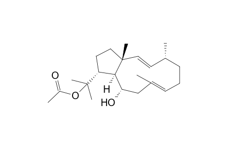 (1R,2E,4R,7E,10S,11S,12R)-18-Acetoxy-10-hydroxy-2,7-dolabelladiene
